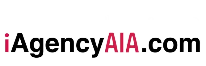 iAgencyAIA.com LOGO White Stroke